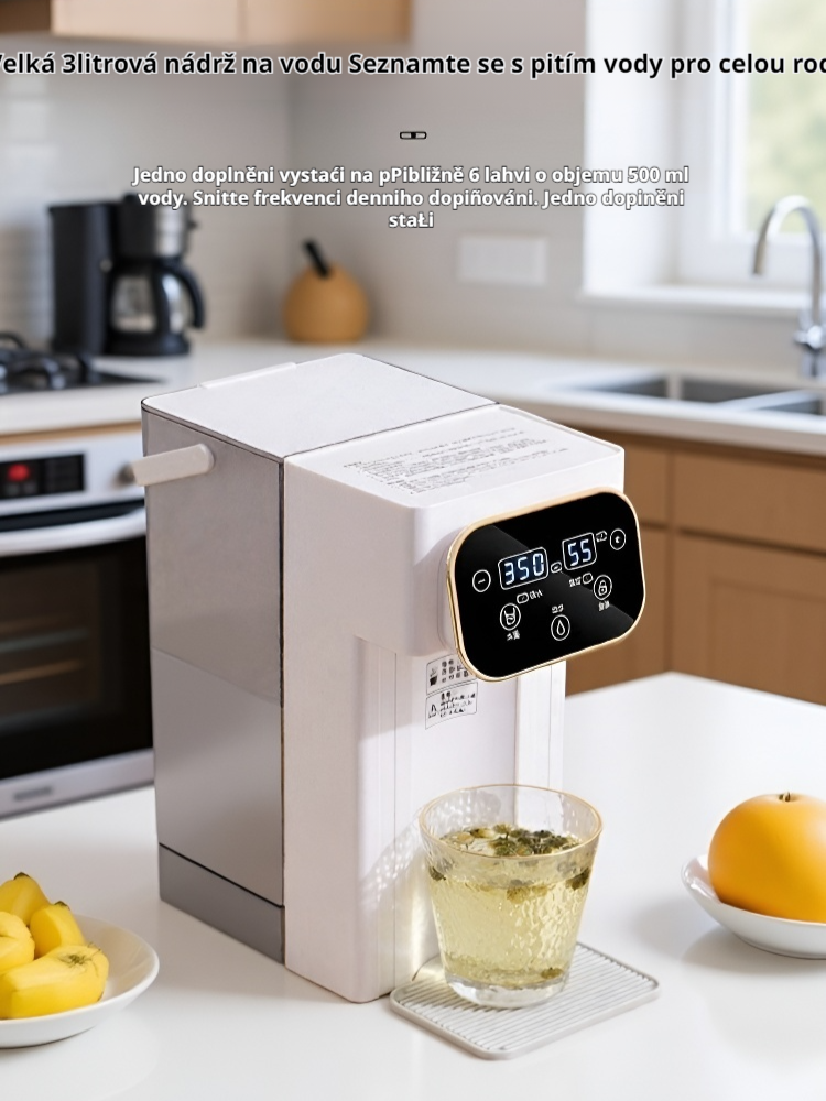 Rychlovarný stolní dávkovač vody