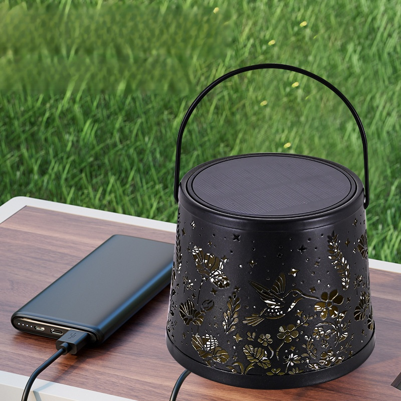 庭の装飾用芝生ソーラーハチドリライト