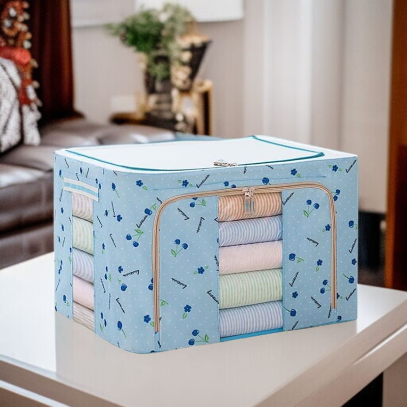 가정용 수납함 접이식 백납장 의류 정리함 이불 수납함 가정용 옷장 수납