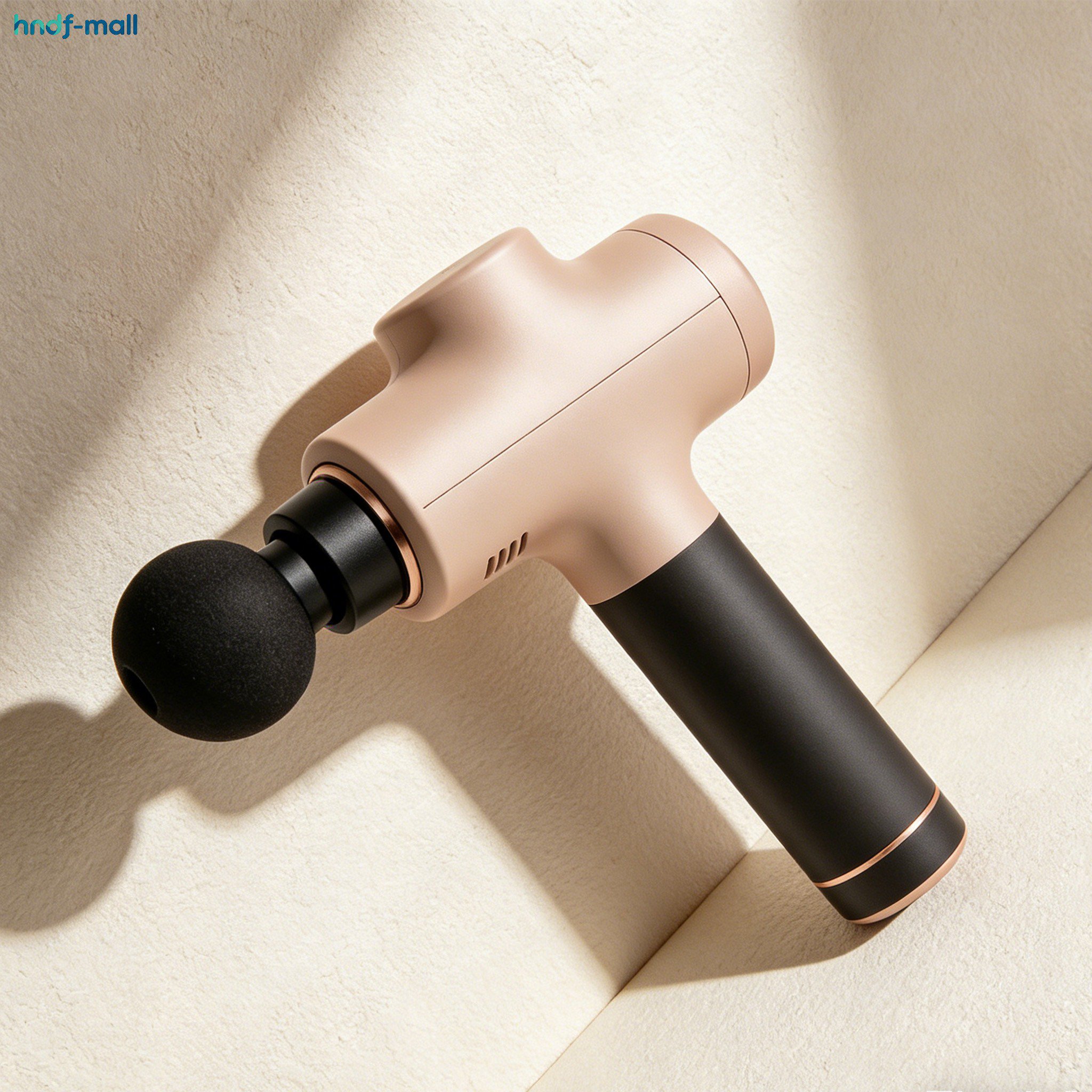 Quiet muscle massager for athletes and fitness