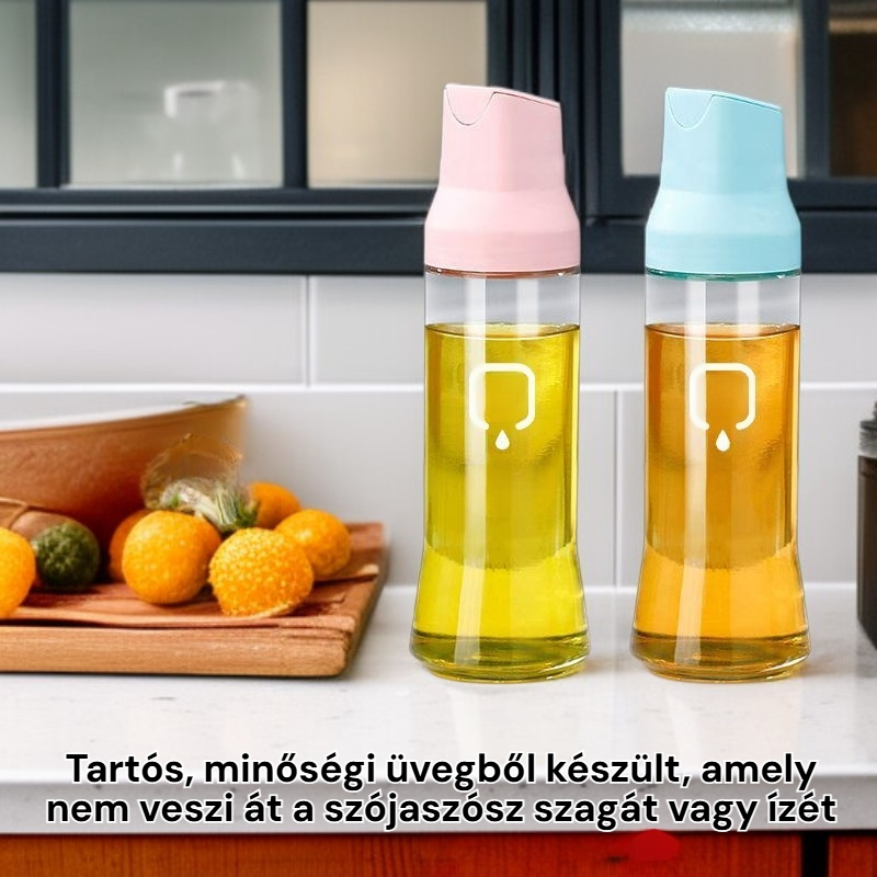 Nagy kapacitású, olajmentes, szivárgásmentes szójaszósz tároló üveg