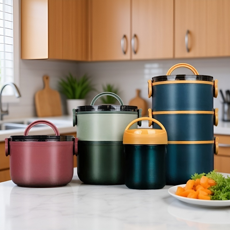 環境に優しいステンレス製断熱ランチボックス