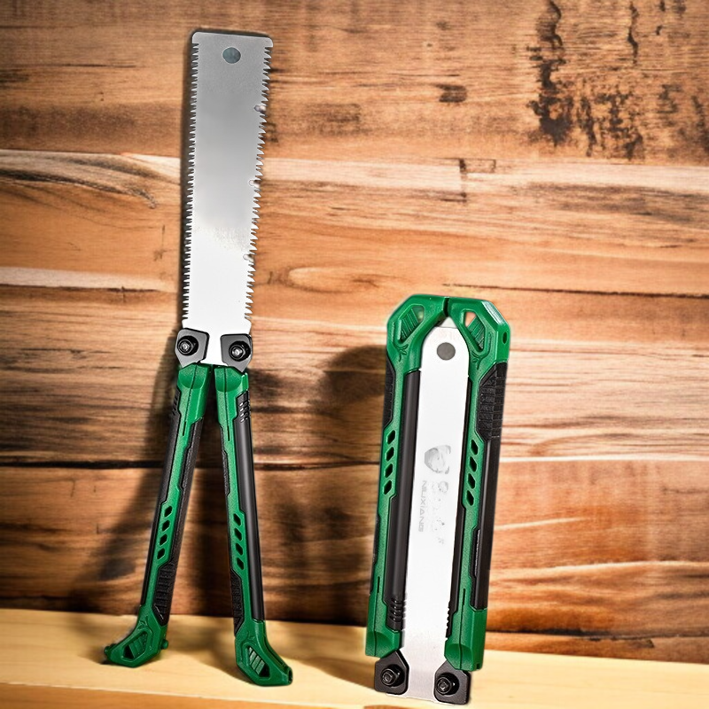휴대용 접이식 가지치기톱 목공 정원 과수 전용 양면 수공톱 미니 디자인 휴대용 목공공구