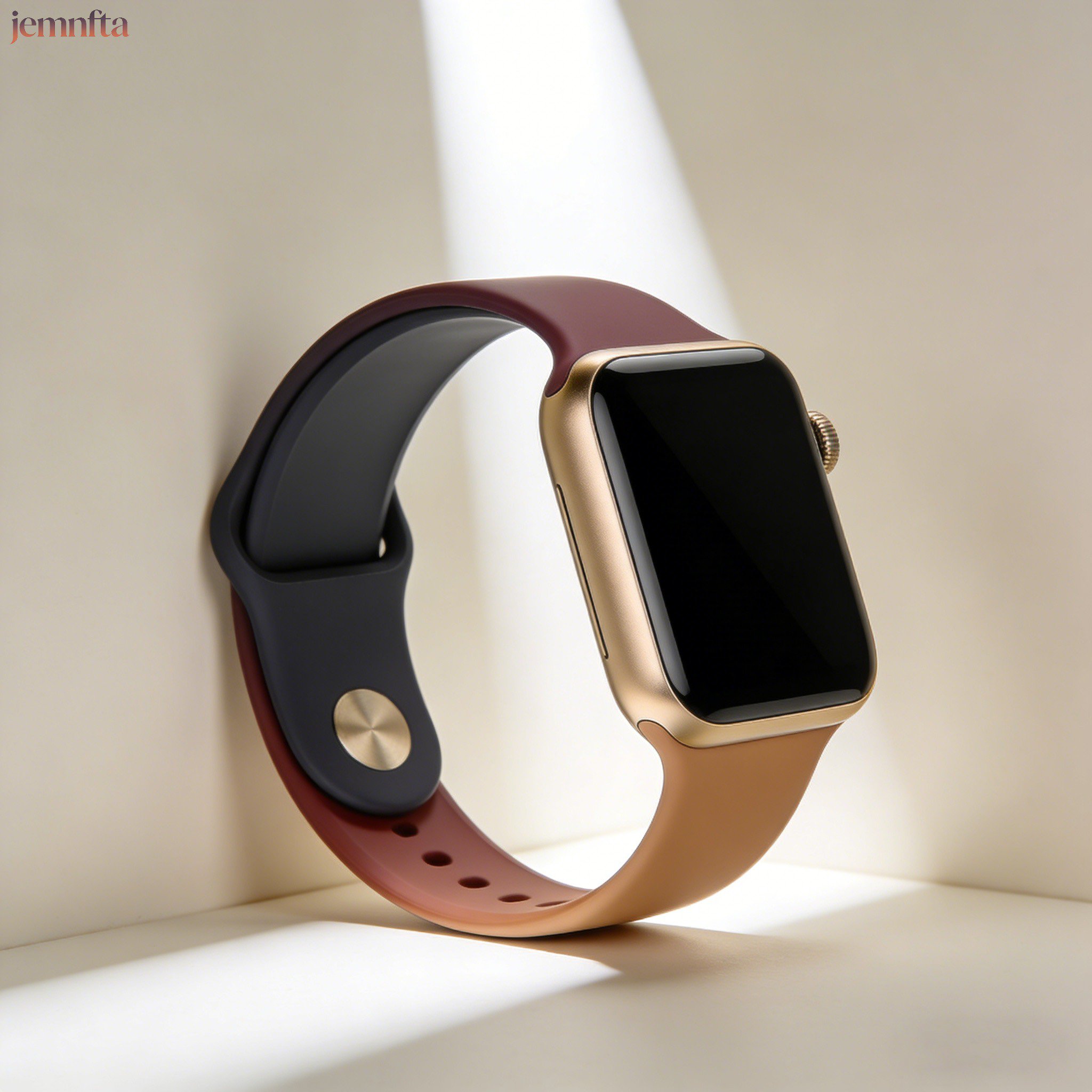 スマートウォッチの活動量計測画面