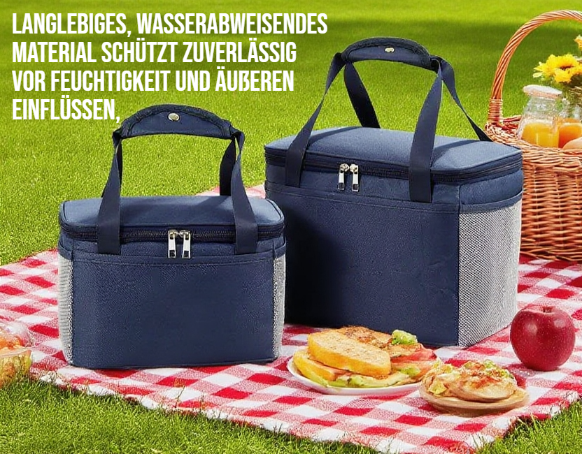 Isolierte Kühltasche aus Aluminiumfolie mit Griff