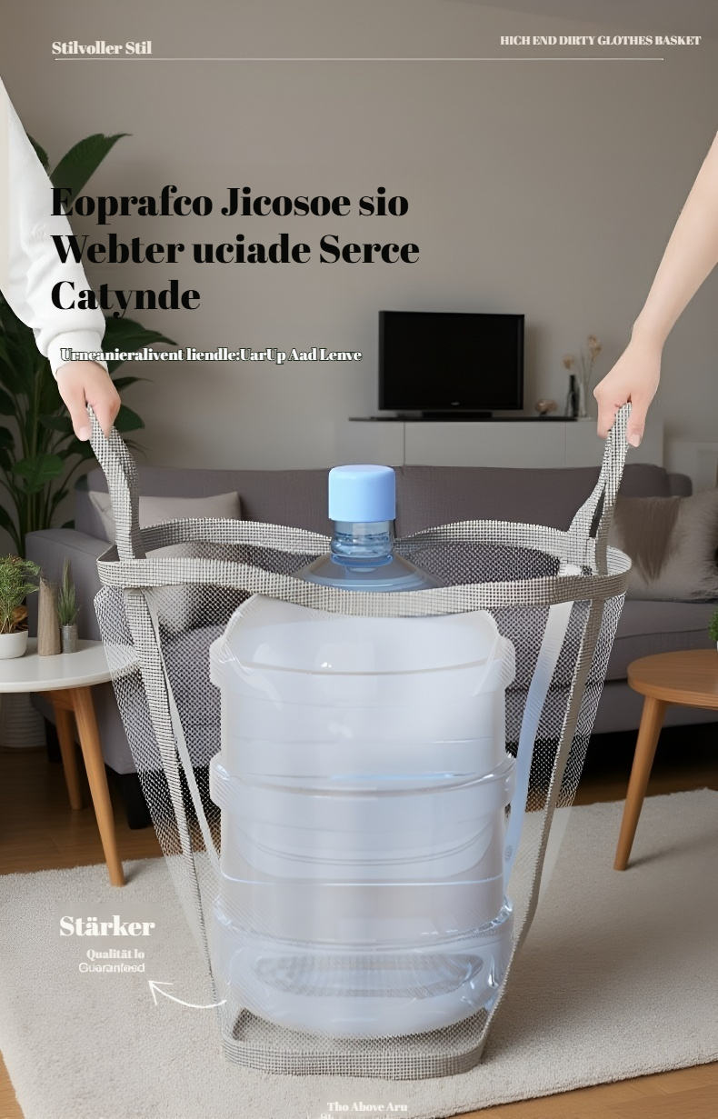 Platzsparender Wäschekorb für moderne Badezimmer