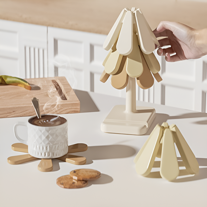 便攜式折疊矽膠隔熱墊