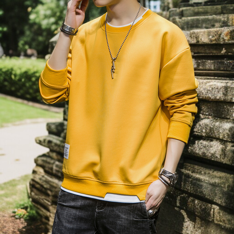 スウェット メンズ 学生 長袖 トップス ラウンドネック プルオーバー ゆったり トップス