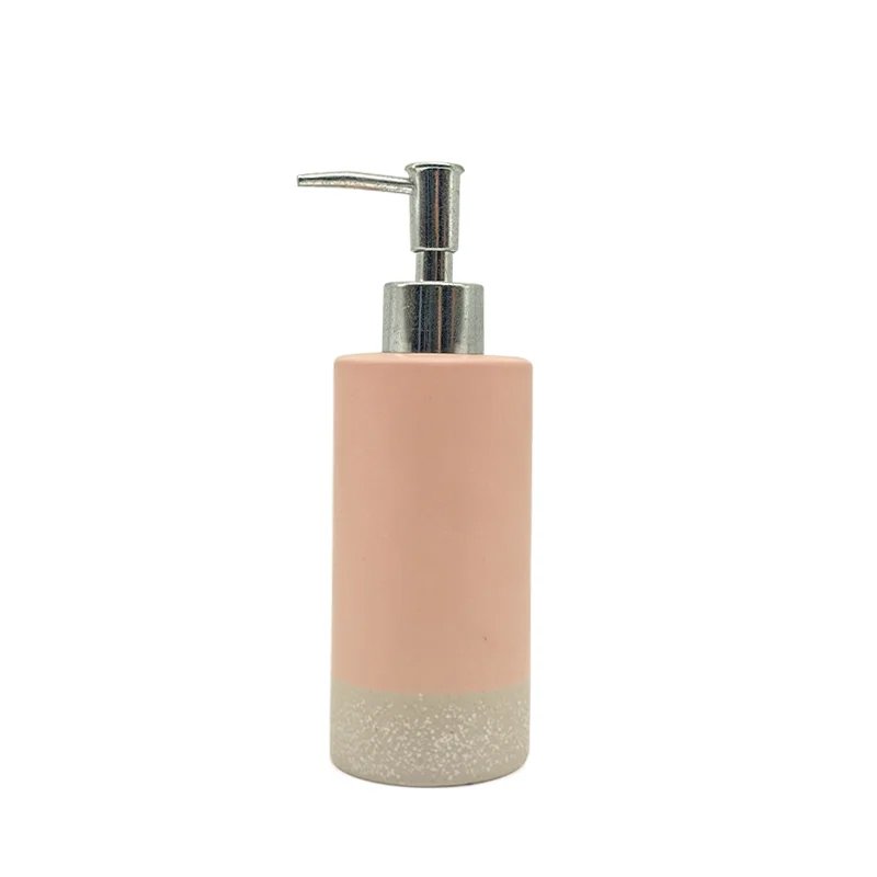 Luxury ceramic pink bathroom, bathroom, and home decor