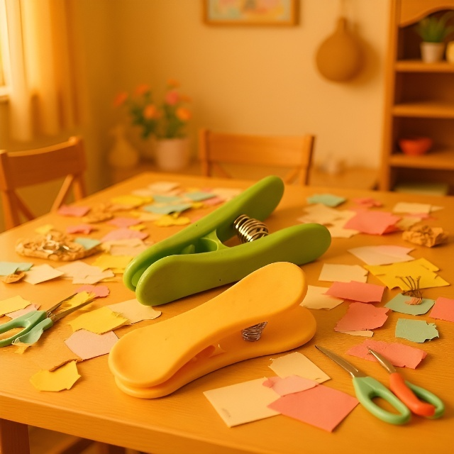 Pinzas de ropa resistentes sujetando prendas