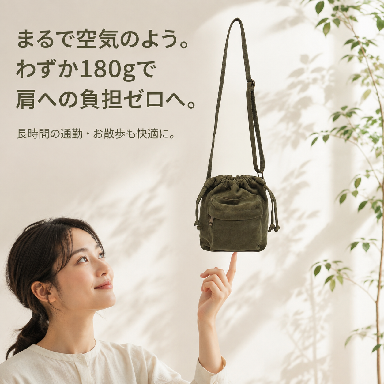 新作個性デザイン帆布斜め掛けバケツショルダーバッグ