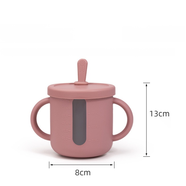 Food-grade transparent silicone cup