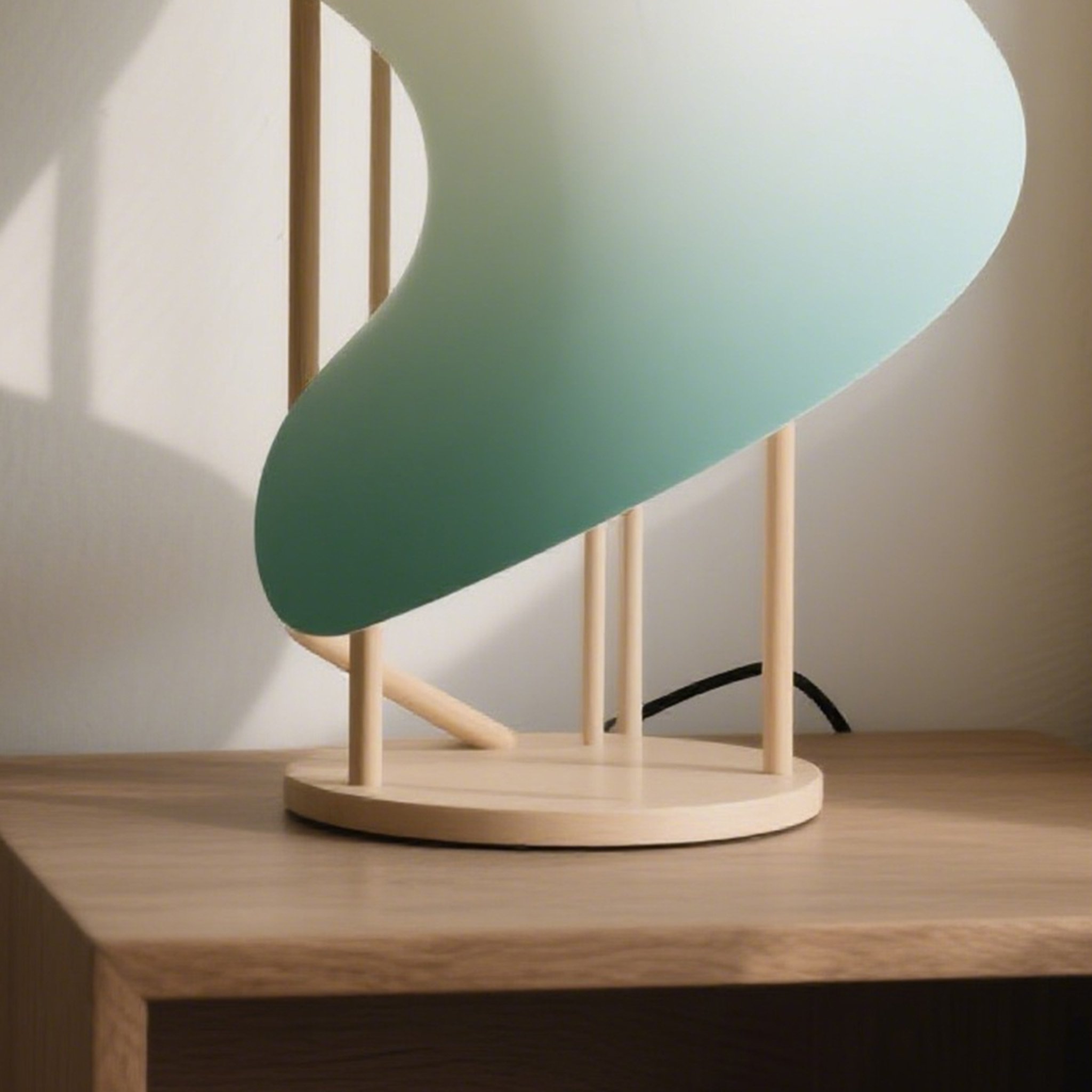 クリエイティブねじりランプ