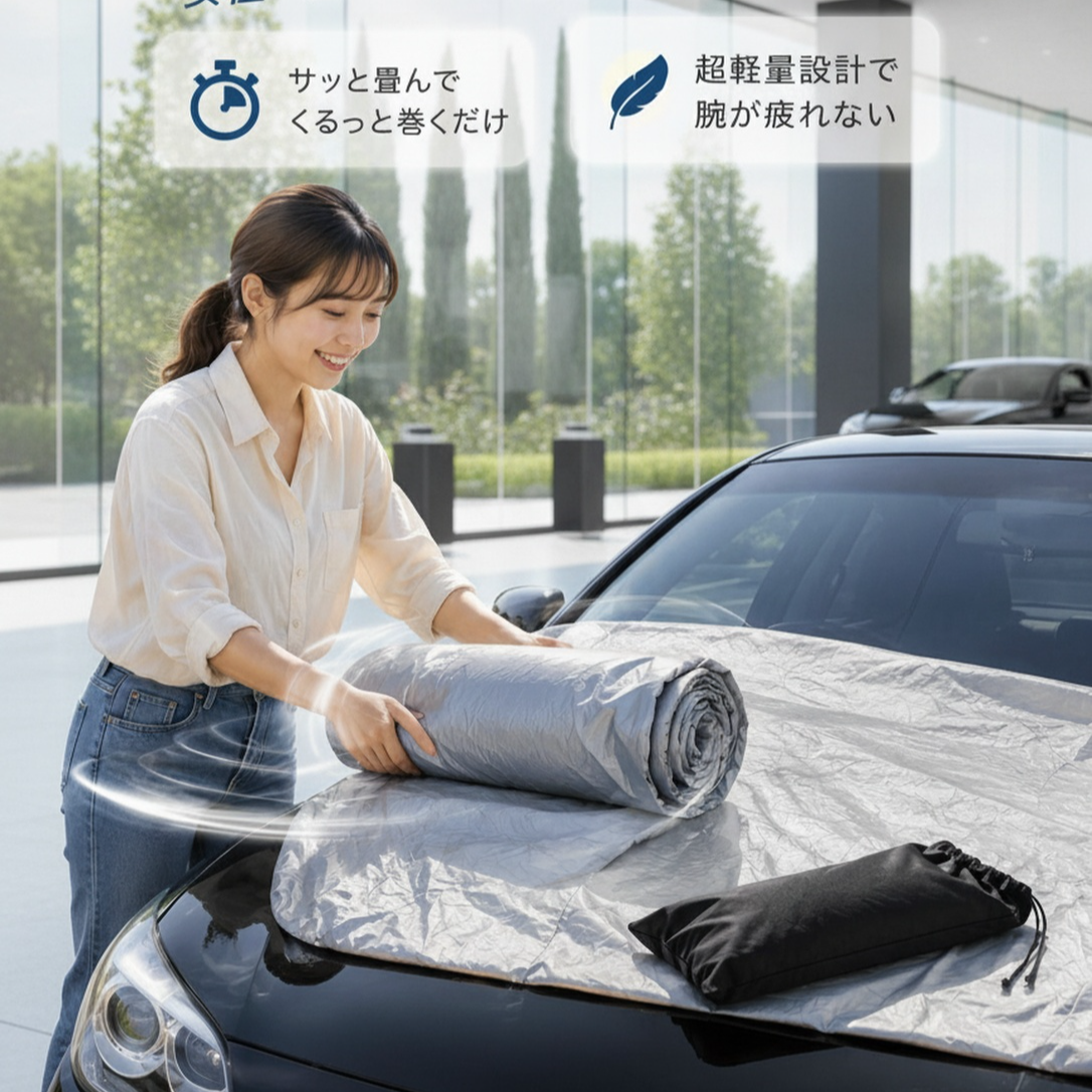多機能車用カバー 防雨・防塵・日除け