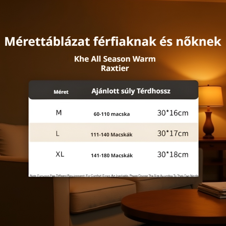 Melegítő térdvédő a térdízület védelméért