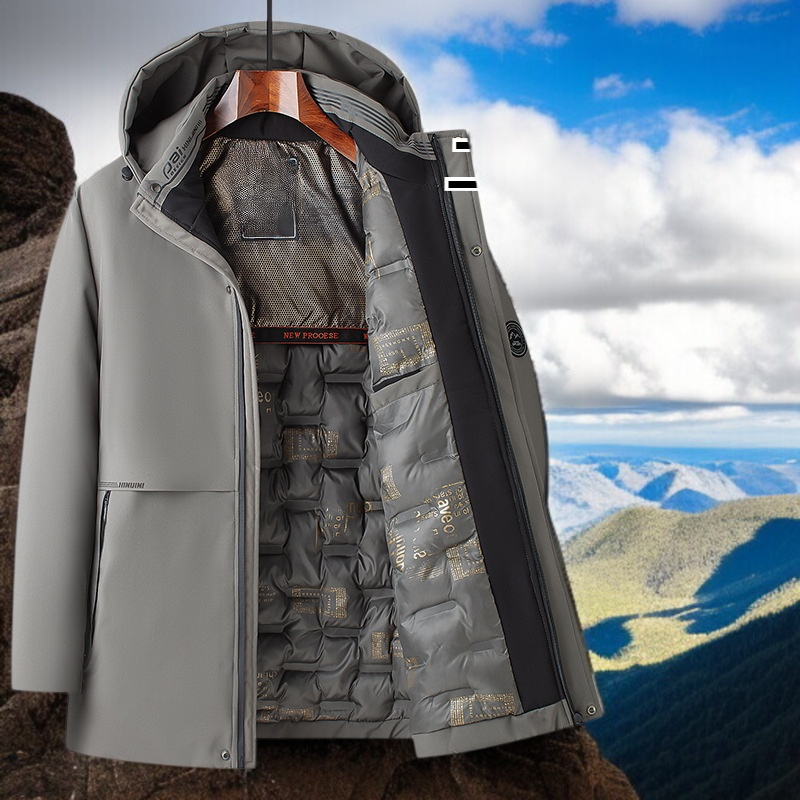 남성 비즈니스 도톰한 보온 패딩 그래핀 도톰한 보온 패딩