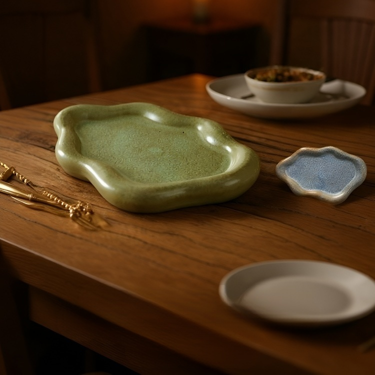 حامل عرض خزف فاخر للمجوهرات