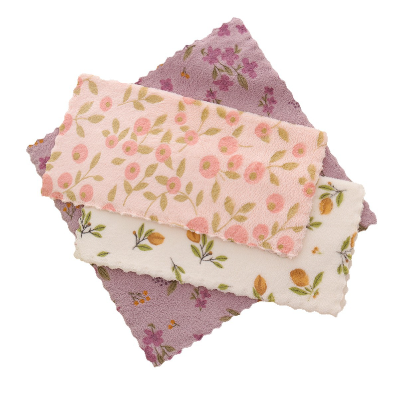 Pañuelo cuadrado estampado sin pelusa