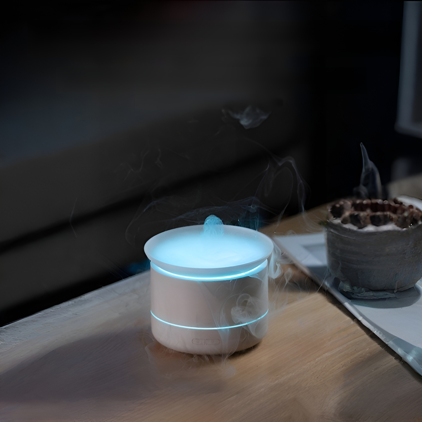 雲の海風加湿器機能が付いたアロマディフューザーの使用シーン