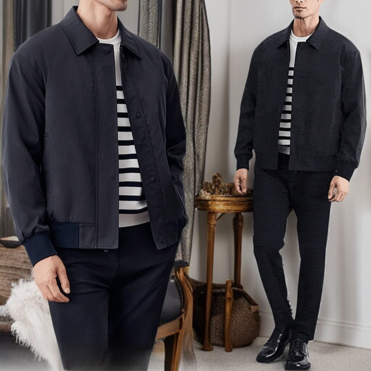 봄 행정 디자인 감각 남성 칼라 재킷 코트 무지 집업 재킷 남성 재킷 디자인 감각 코트