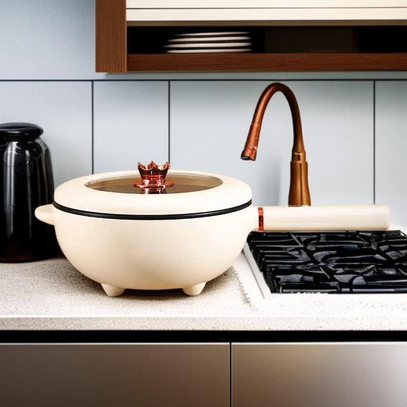 45L Large Capacity Electric Frying Pan, Multi-Use for Home