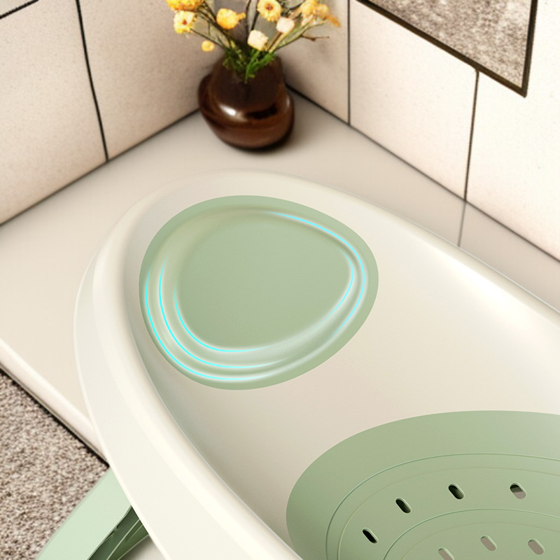 Alfombrilla antideslizante para bañera de bebé con soporte, uso doméstico, para sentarse y tumbarse