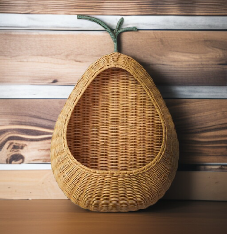 Multipurpose wall basket for organizing household essentials