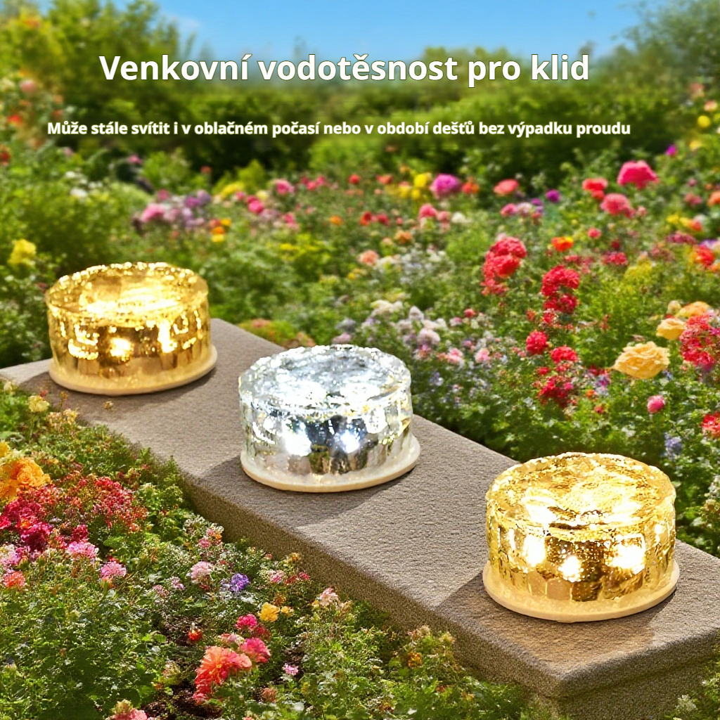 Automatická solární podzemní světla do zahrady