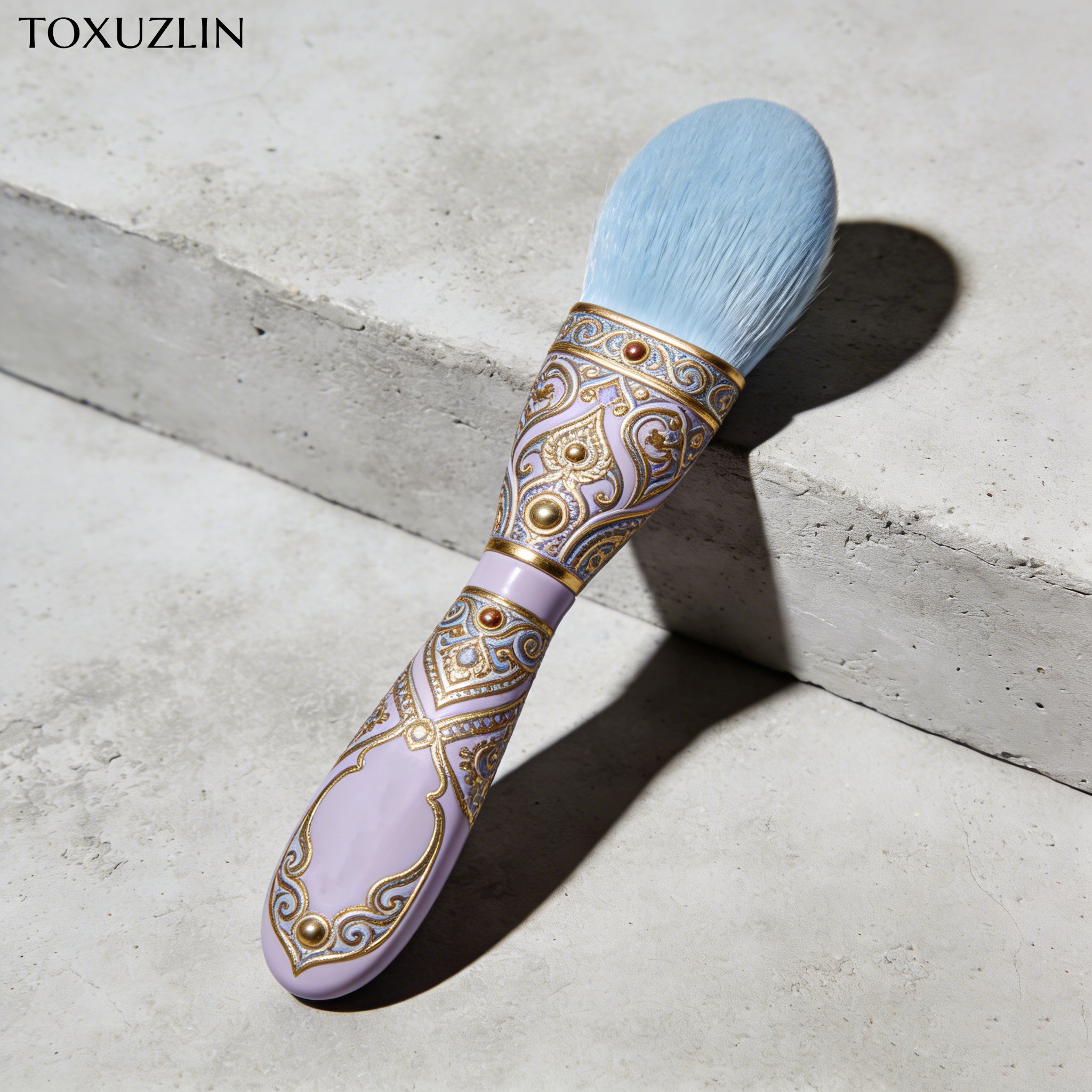 แปรงลงรองพื้นหัวแบนไร้รอยต่อ ช่วยให้การแต่งหน้าเนียนเรียบ (แพ็ค 3 ชิ้น)