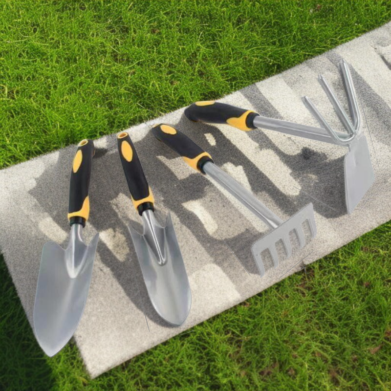 Two-in-one Gardening Hoe and Shovel Set for Outdoor Digging, Weeding, and Planting