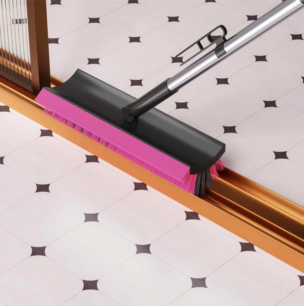 Cepillo giratorio multifuncional limpiando sofá