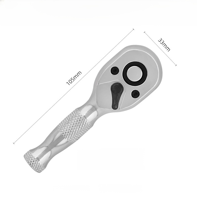Short-handled ratchet wrench