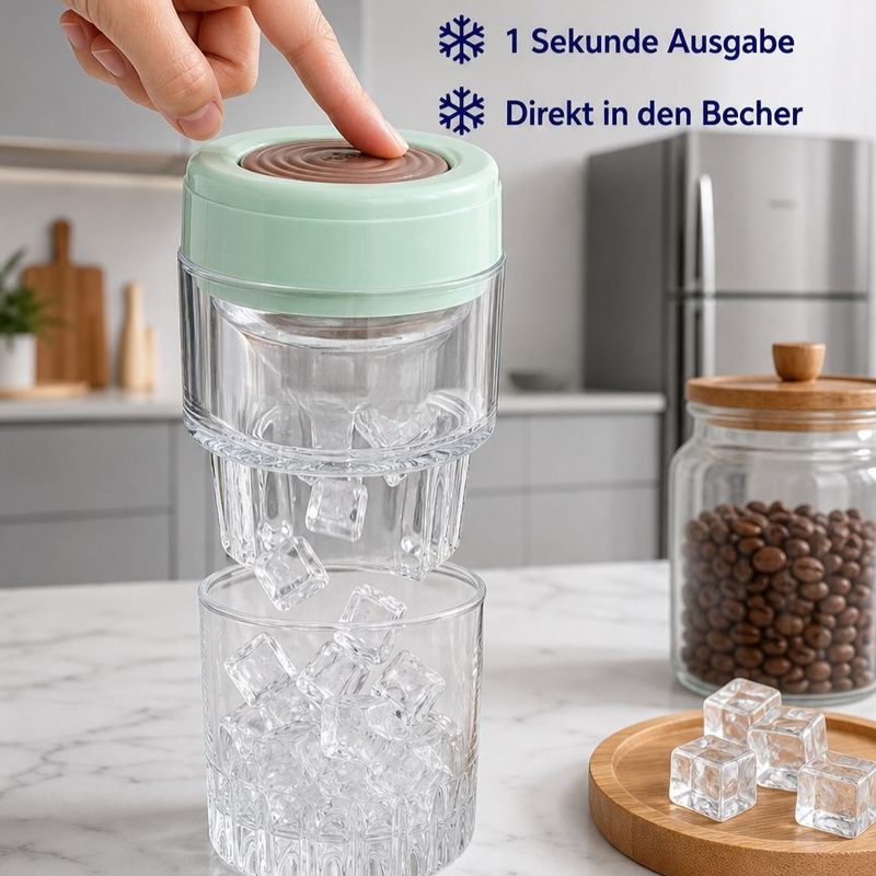  Vielseitige Kaffeetasse mit Eiswürfelform aus lebensmittelechtem Material