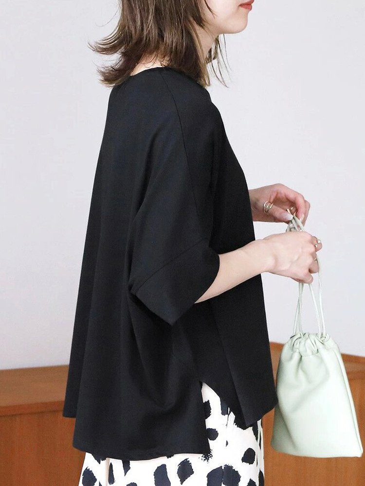 Monolly 裾スリット入りトップス