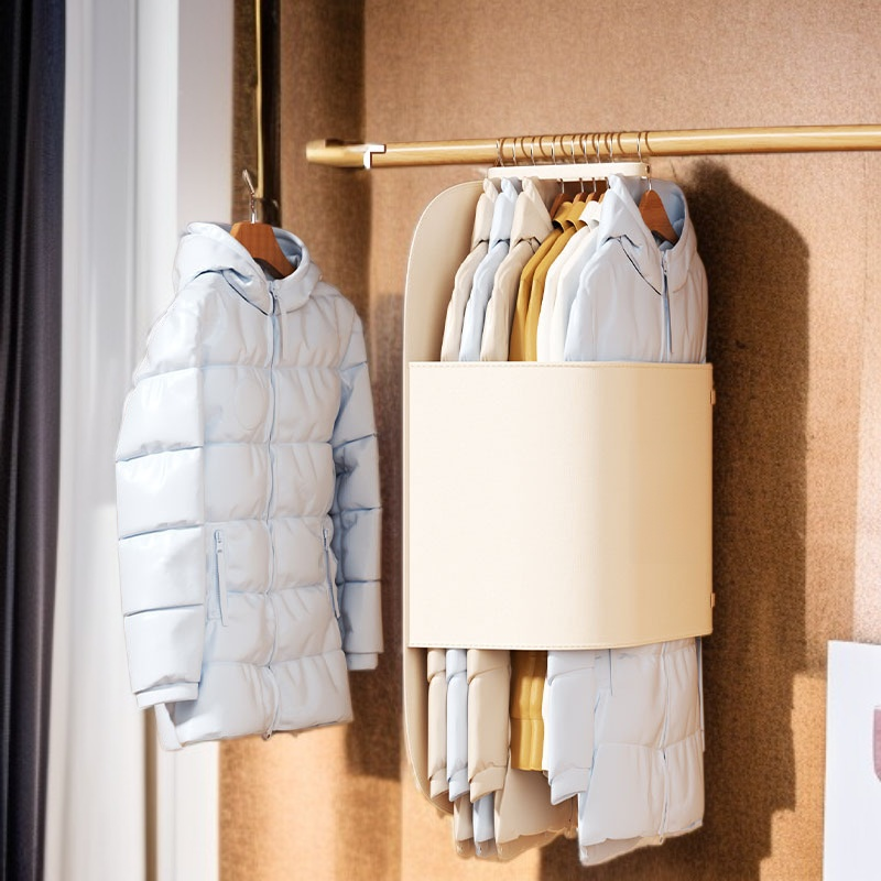 옷걸이 수납용 압축판