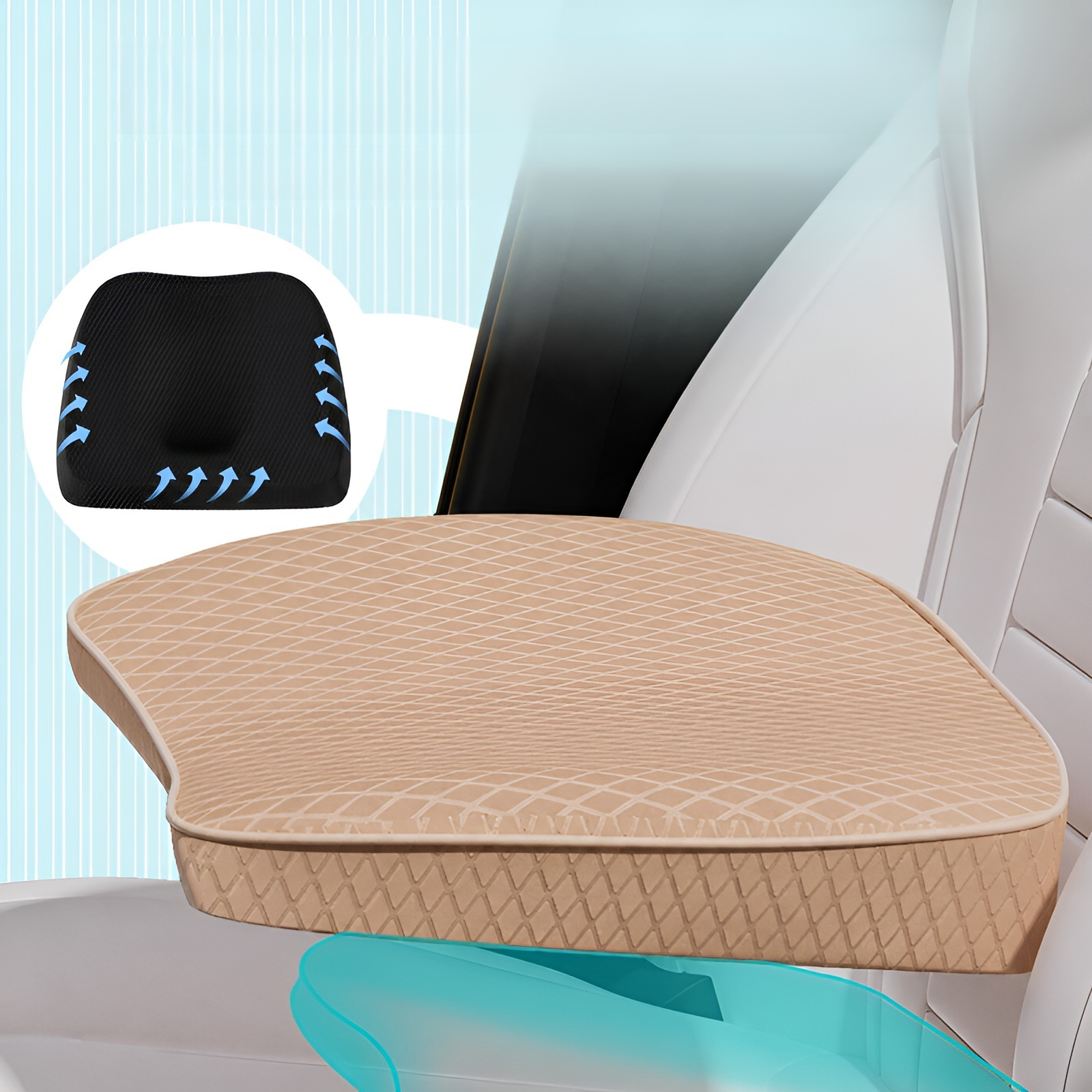 Summer Ice Silk Car Seat Cushion