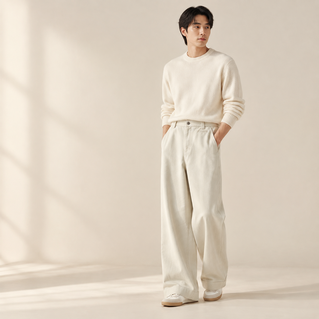 남성 가을겨울 루즈핏 데일리 팬츠