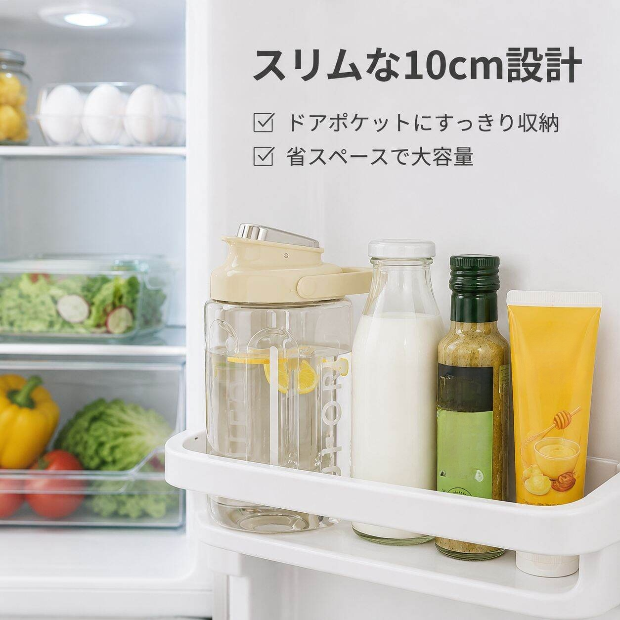 冷蔵庫用ウォータージャグ