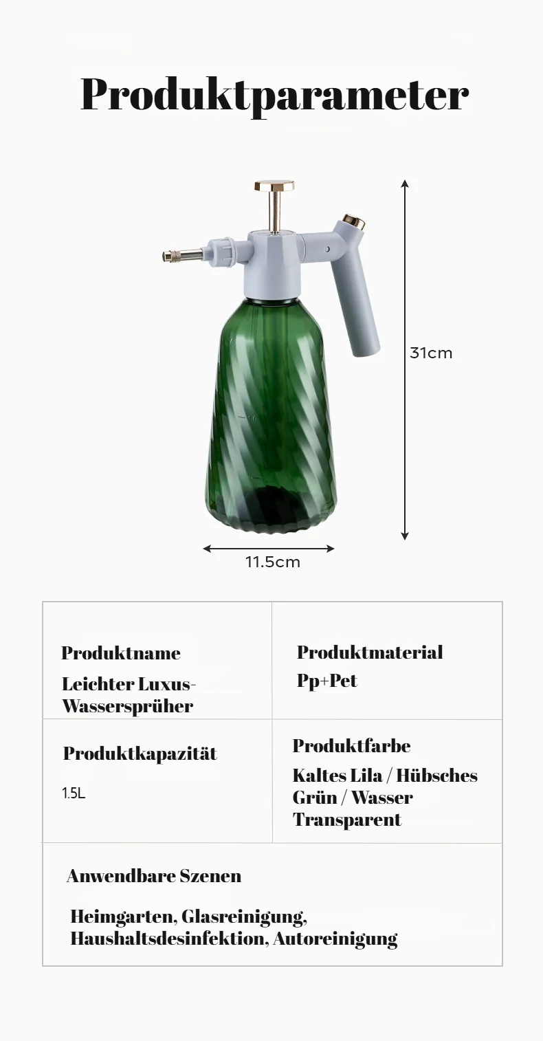 Handliches Drucksprühgerät für den täglichen Gebrauch