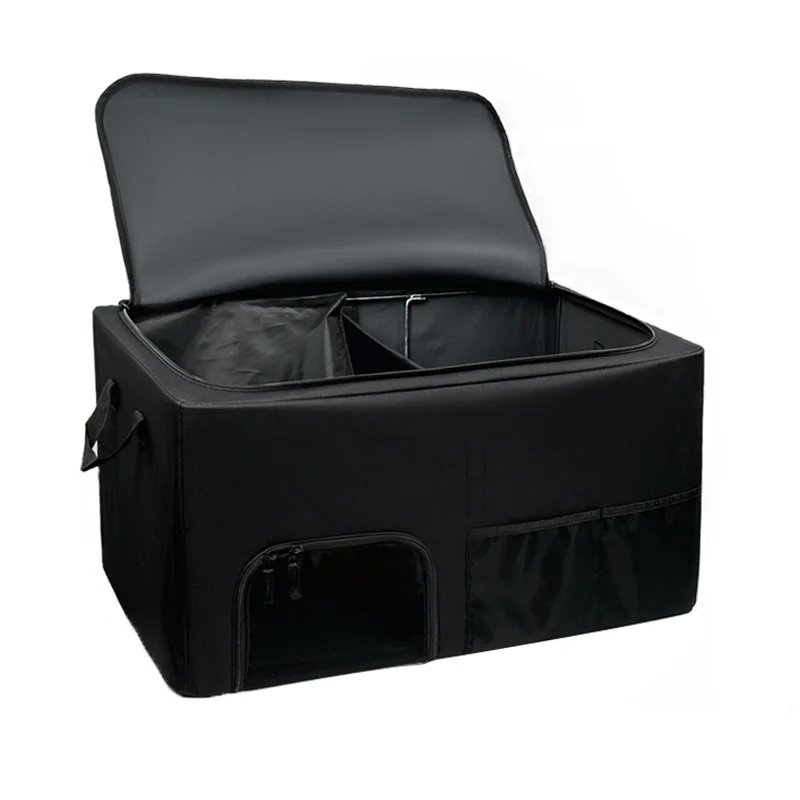 Car storage box with large capacity and foldable