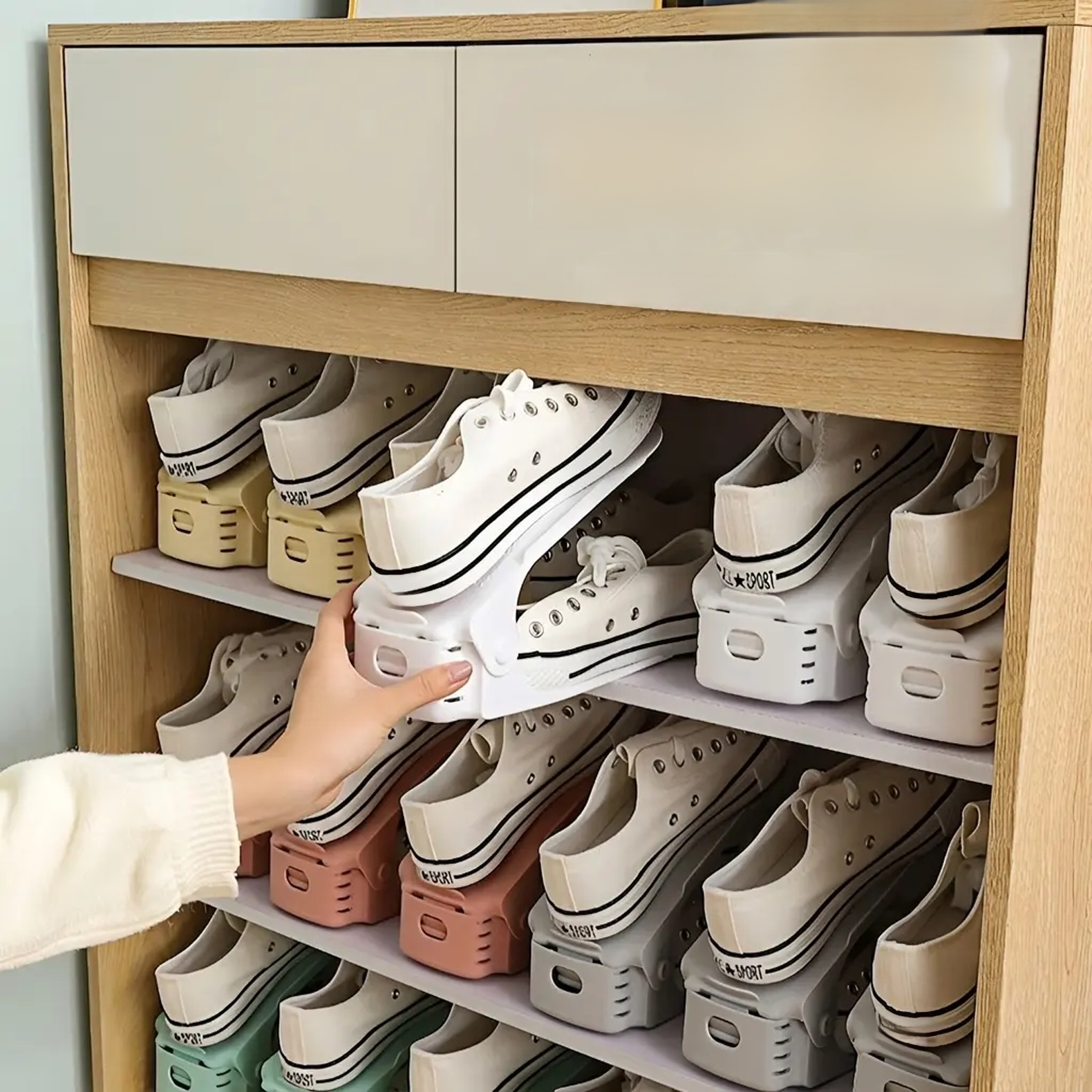 New Adjustable Shoe Storage Shelf