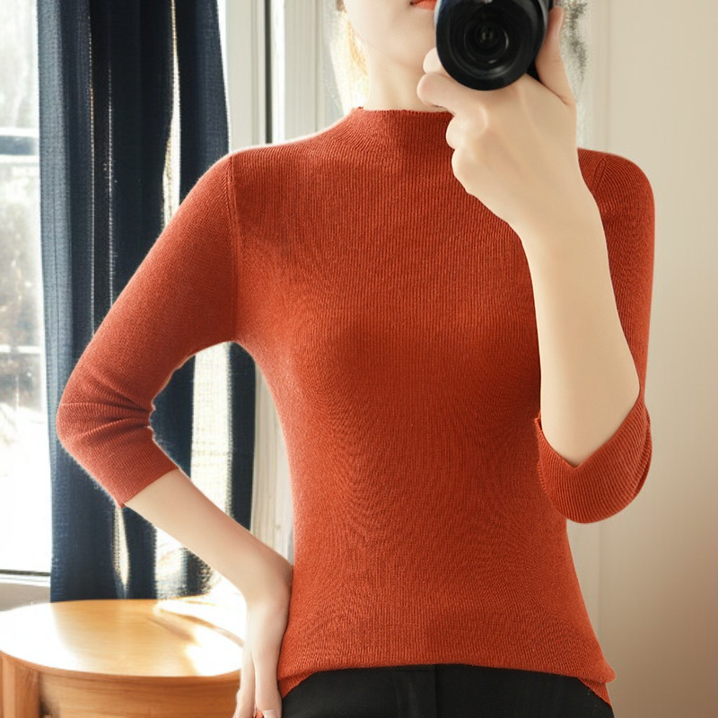 ハイネックニット