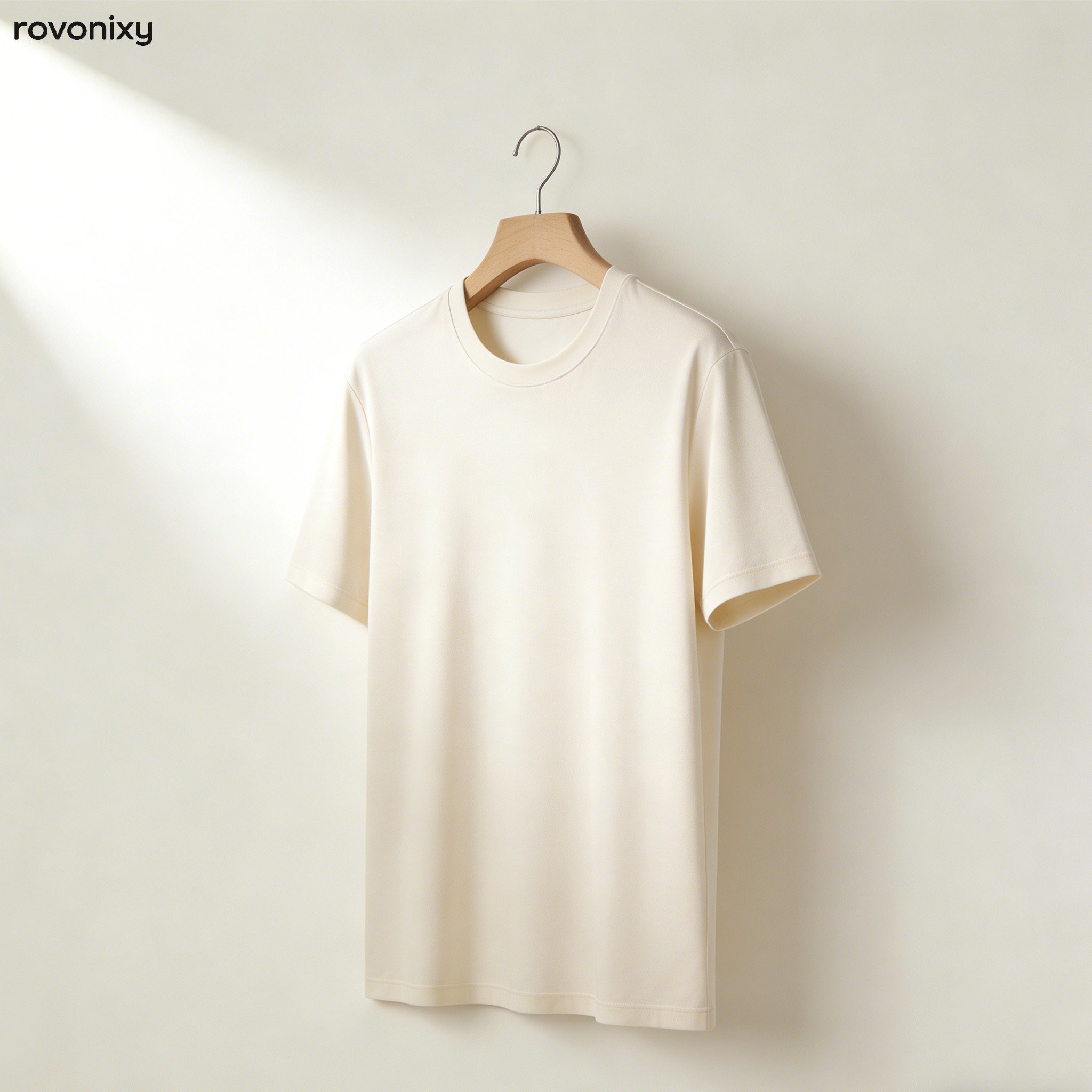 เสื้อยืดผู้ชายสีพื้นแบบเรียบ (5 ตัว)