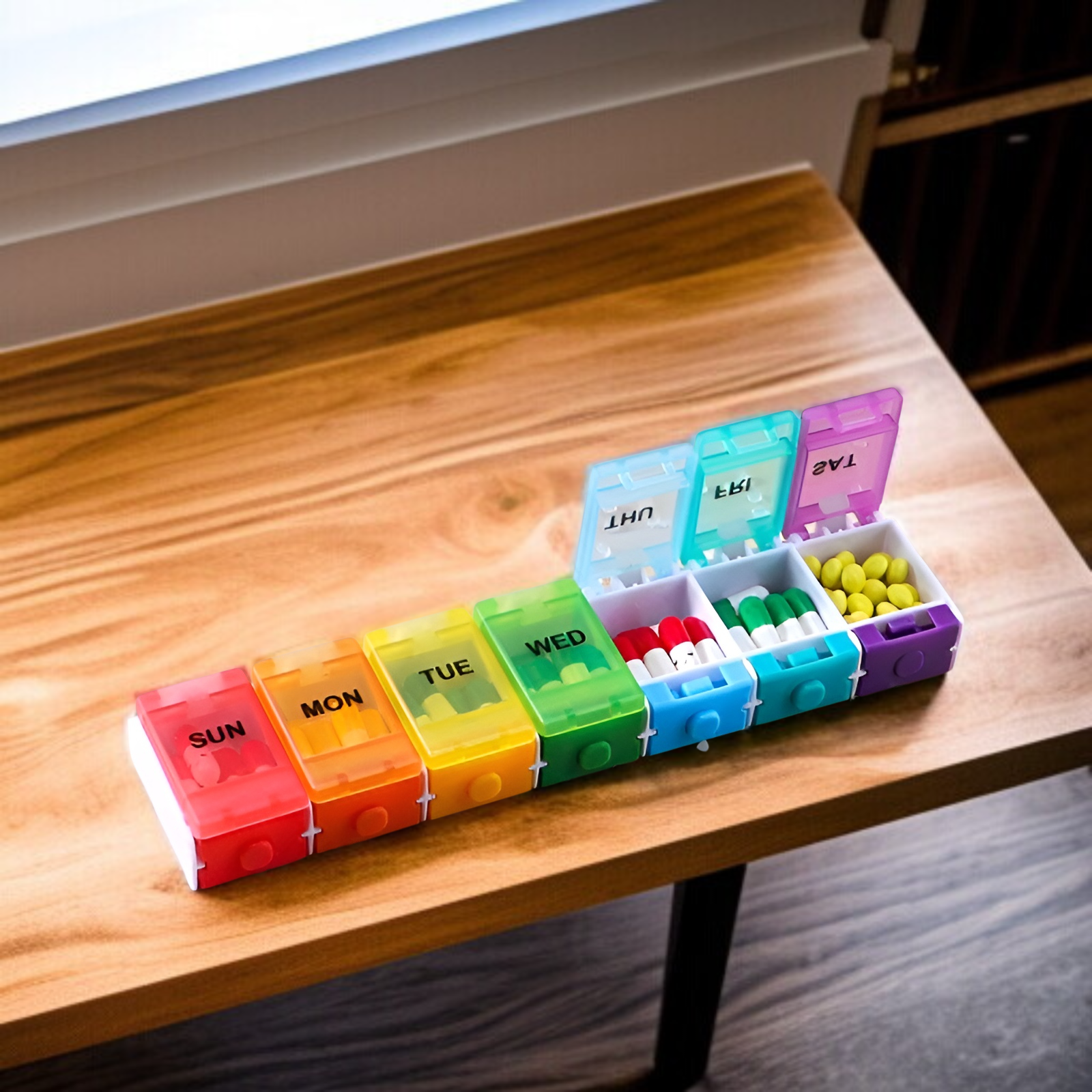 簡単装填可能な7コママガジン機構