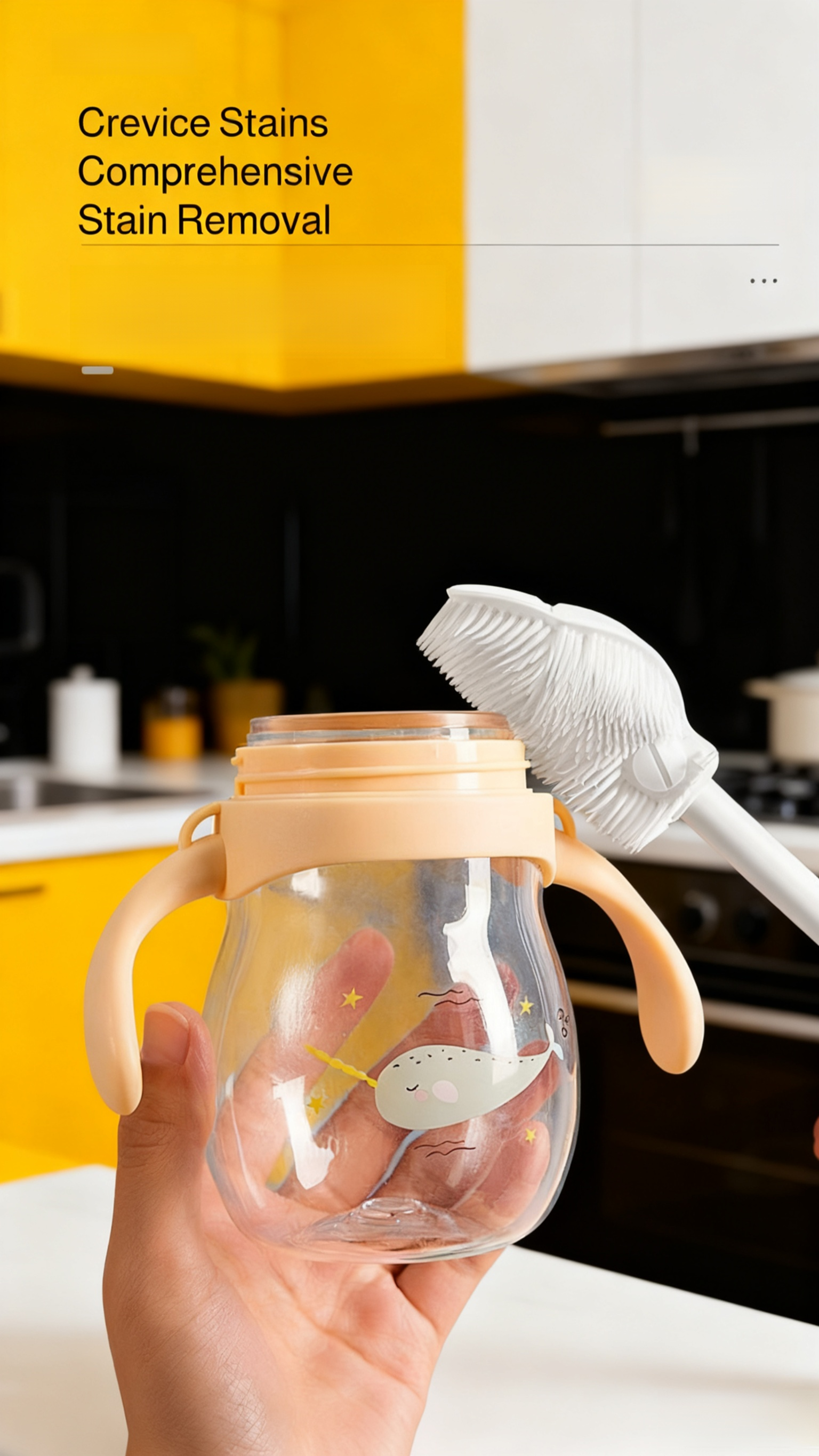 Durable silicone brush for daily use