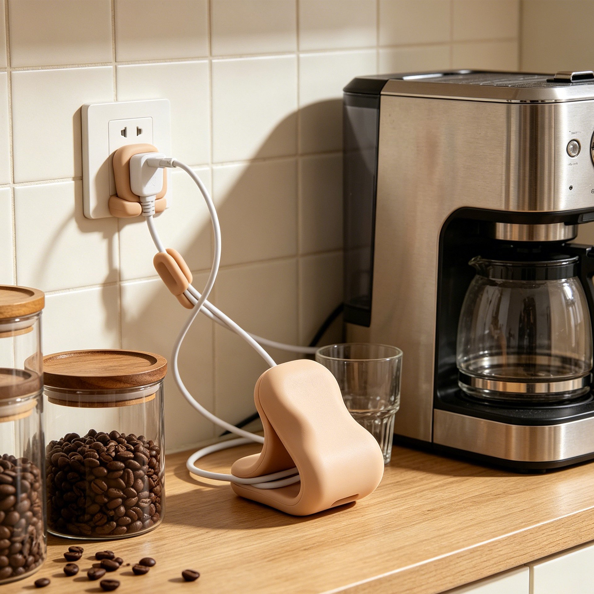 Easy installation of charging cable storage bracket