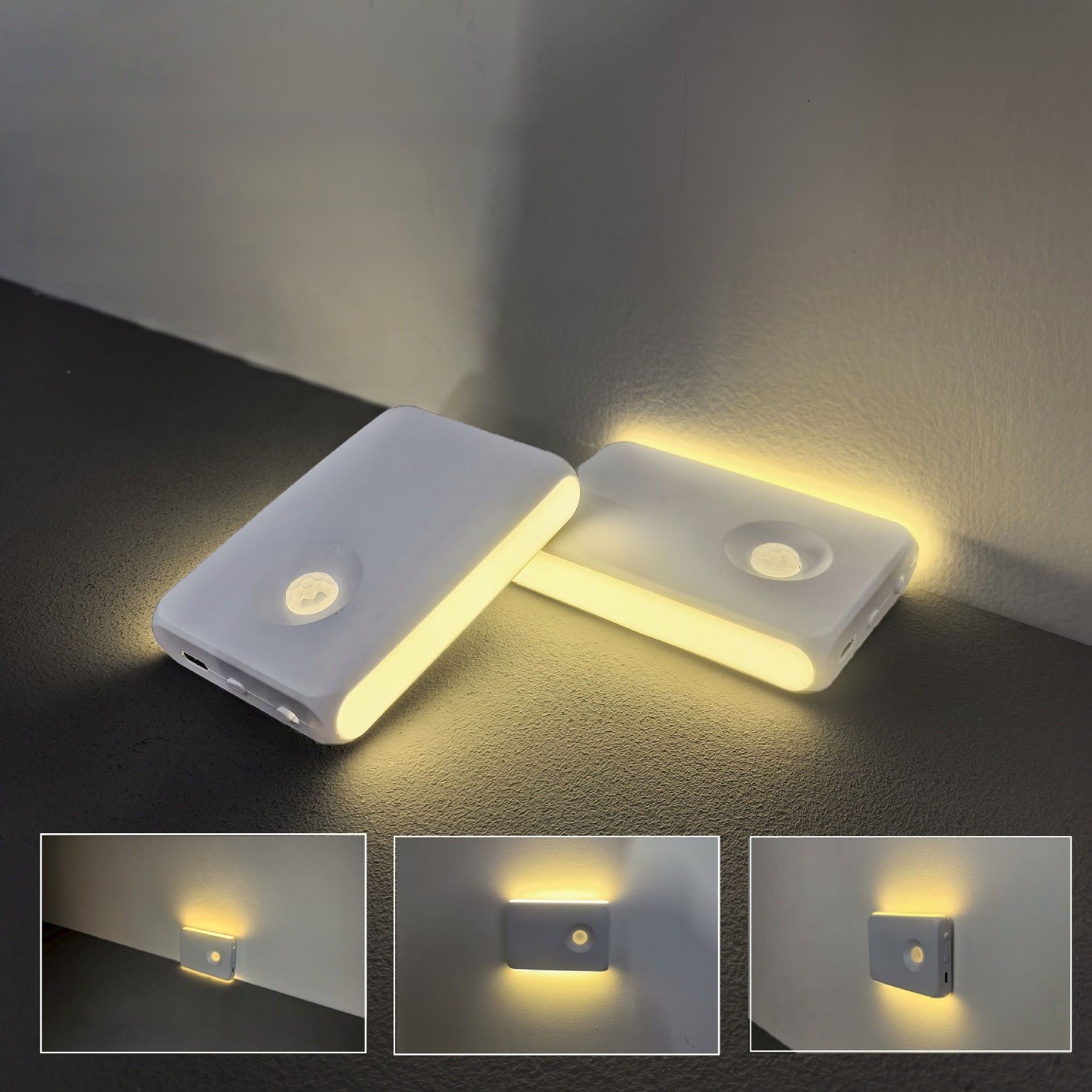 Wall lamp intelligent sensing night light LED infrared charging wireless magnetic suction