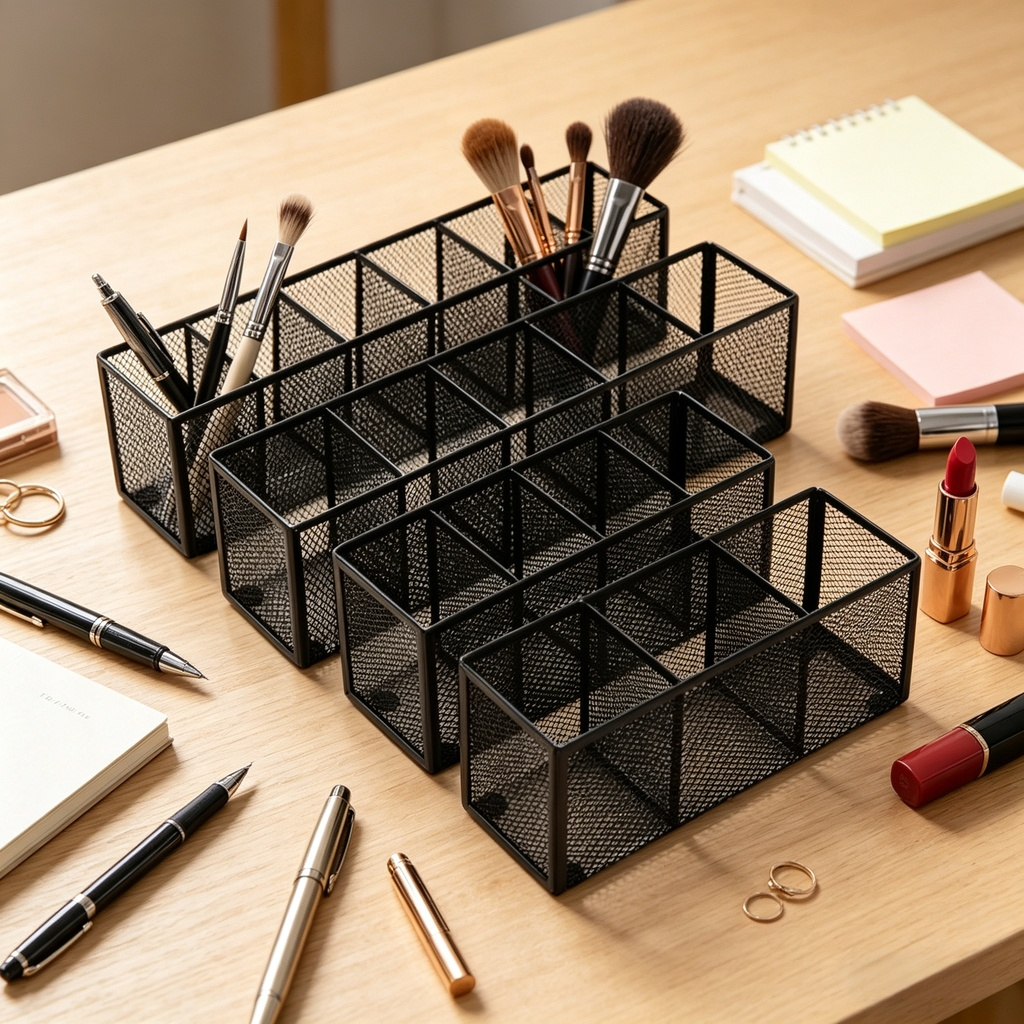Boîte de rangement à compartiments multiples minimaliste