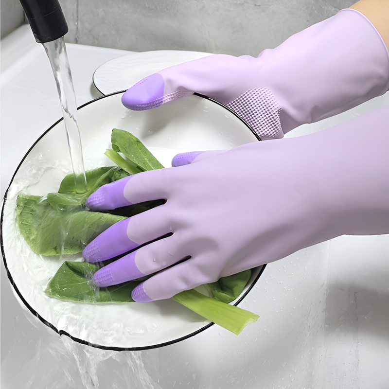 Guantes de látex para uso doméstico