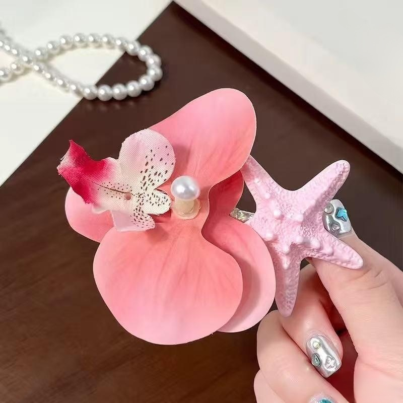 仿真花飾髮卡